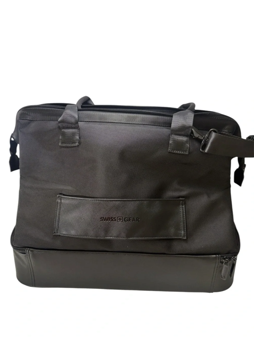 SwissGear Black Laptop Briefcase with Shoulder Strap